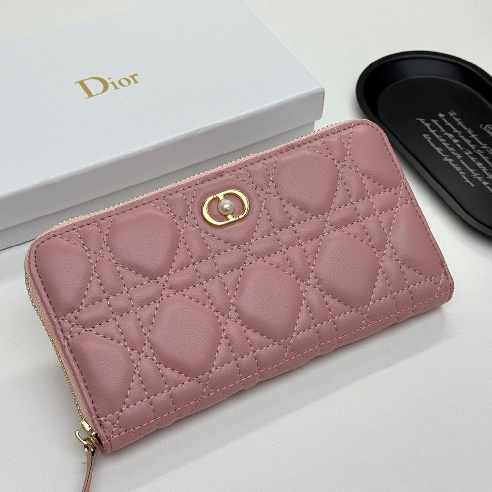 🌹Dior Blush Quilted Wallet